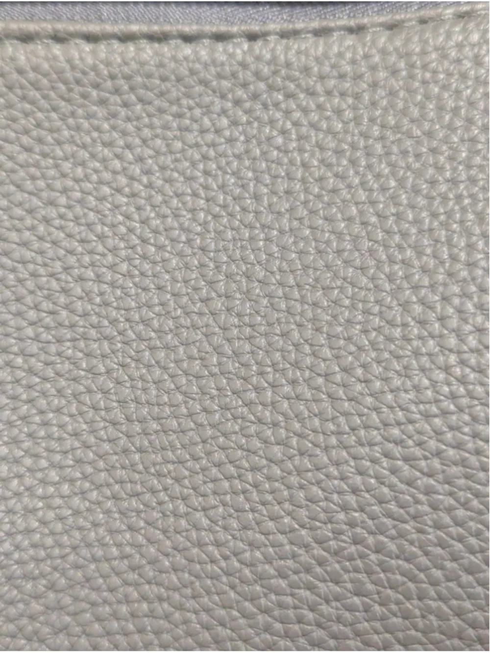Von Lamezan Gray Pebbled Crossbody Bag Fanny Pack Vegan Faux Leather